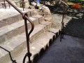 Barandilla de escalera exterior hierro forjado estilo francés 8
