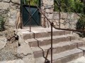 Barandilla de escalera exterior hierro forjado estilo francés 3