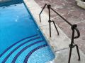 Barandilla de piscina en hierro forjado estilo francés 1